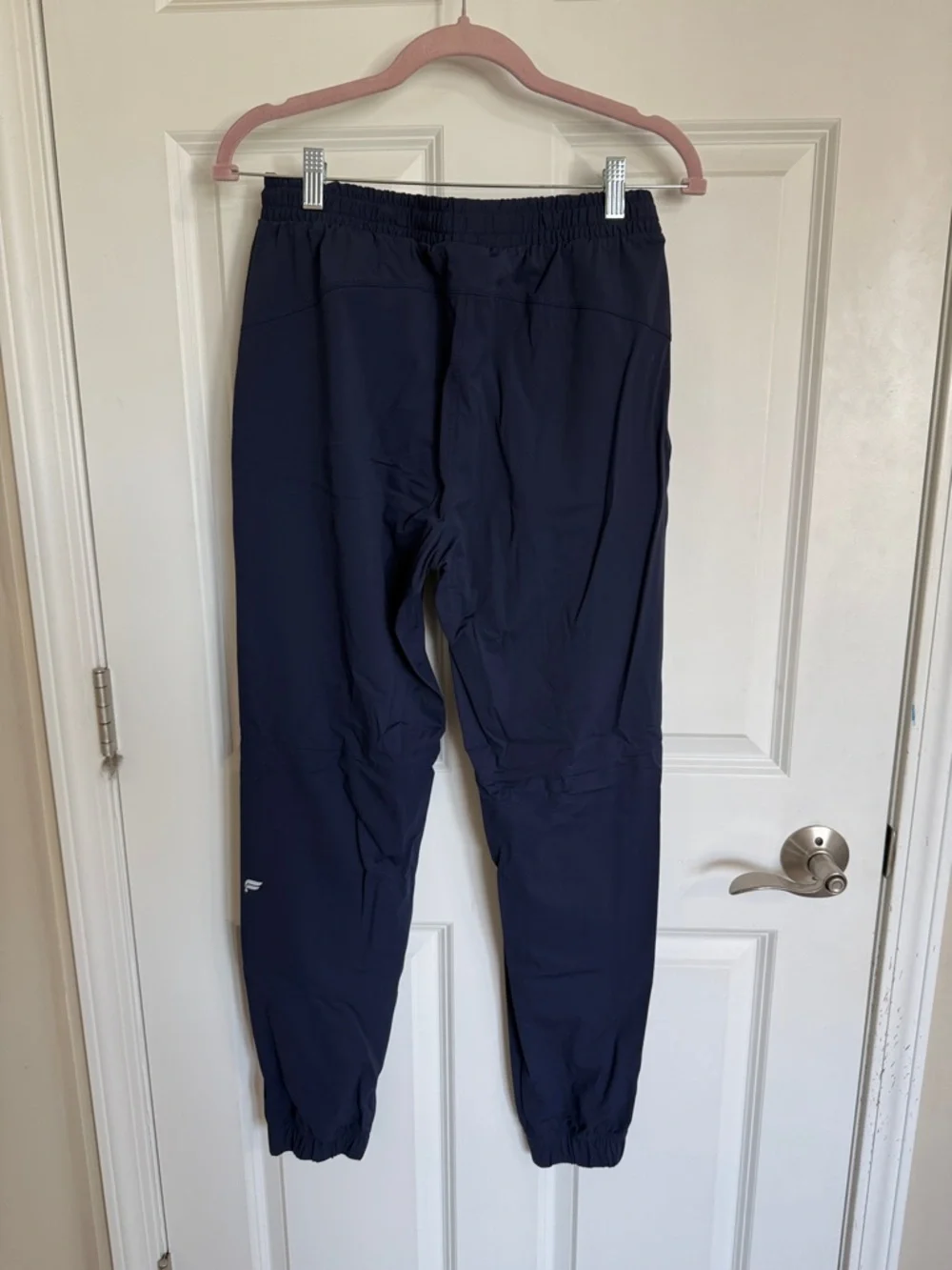 Fabletics Men's Navy Drawstring Joggers - Picture 2 of 3